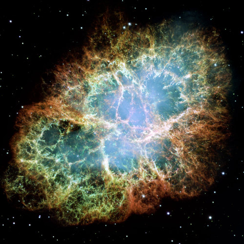 The Crab Nebula is a supernova remnant and pulsar wind nebula found in the constellation of Taurus. 