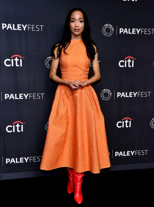 ttsource: Erinn Westbrook attending the 39th Annual PaleyFest’s Riverdale panel, April 9th, 2022