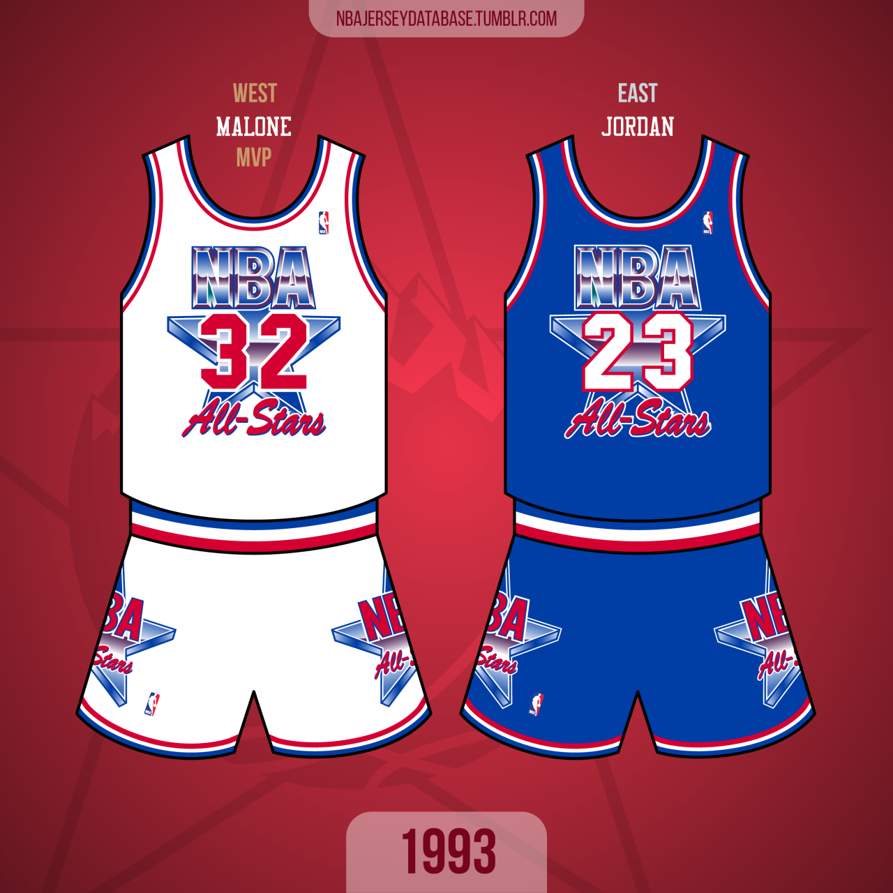 1993 nba all star game jersey