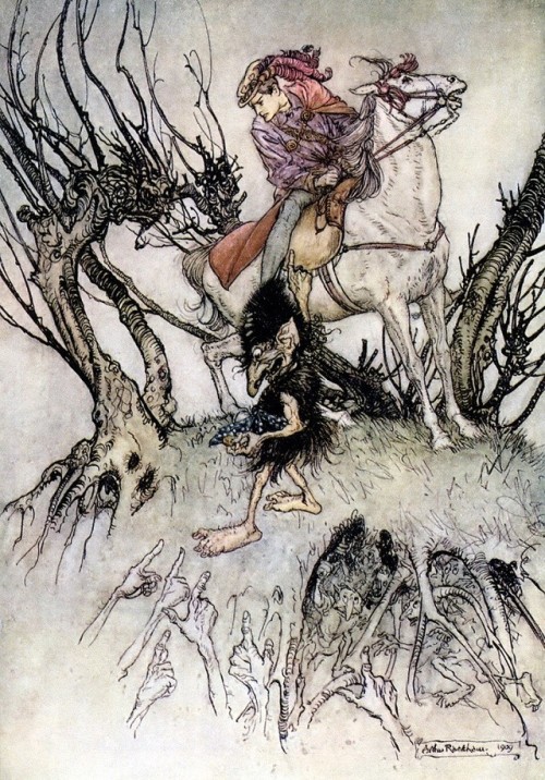 cair–paravel: Arthur Rackham, illustration for Undine by Friedrich de la Motte Fouqué, 