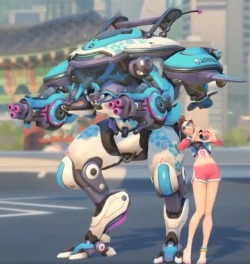 junkerz:  D.Va in short shorts. I like this skin.