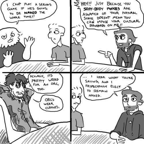 archivemod:  captainggkitten:  atamajakki:  ninastestanin:  noobtheloser:  These are the first ten comics in a zero-effort, wrote-itself story about my D&D group. Somehow the response I got to this was better than the response I get to 90% of the