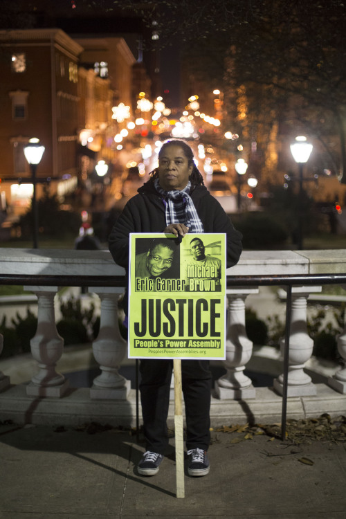 cadillacranchdressing:  Baltimore, MD - Following a Ferguson, MO grand jury’s decision not to indict Officer Darren Wilson in the murder of Mike Brown, a New York City grand jury made the decision to not indict Officer Daniel Pantaleo in the chokehold