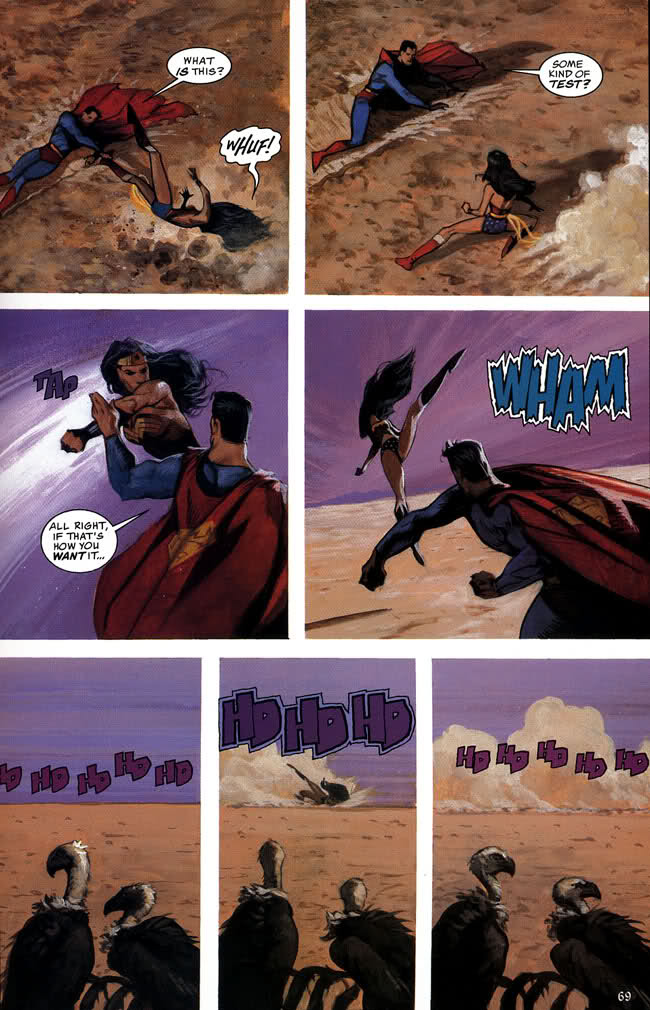 wondy-casscain-loislane:  A League of One: Wonder Woman Takes Down the Justice League
