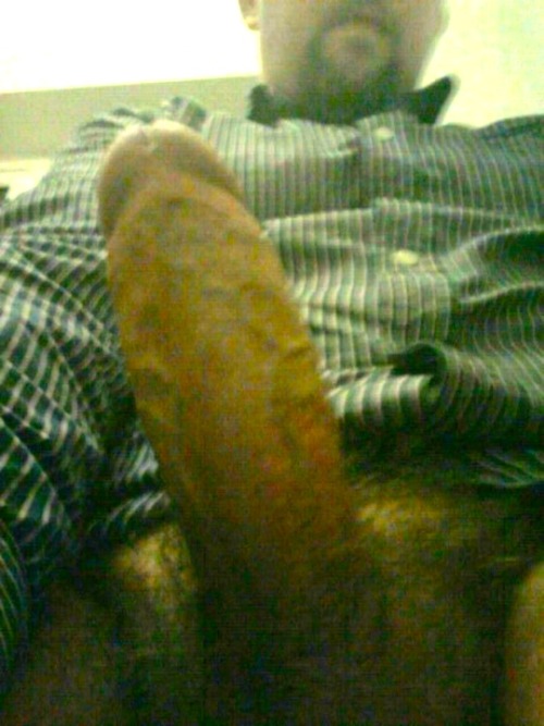 whipoutyadick:  just a bit hard at work************First huge dick of the day! First off, I wanna say that I LOVE how your cock is shaped - from the base it just only gets thicker as you gaze up the shaft, and it’s rounded out at the tip by modestly