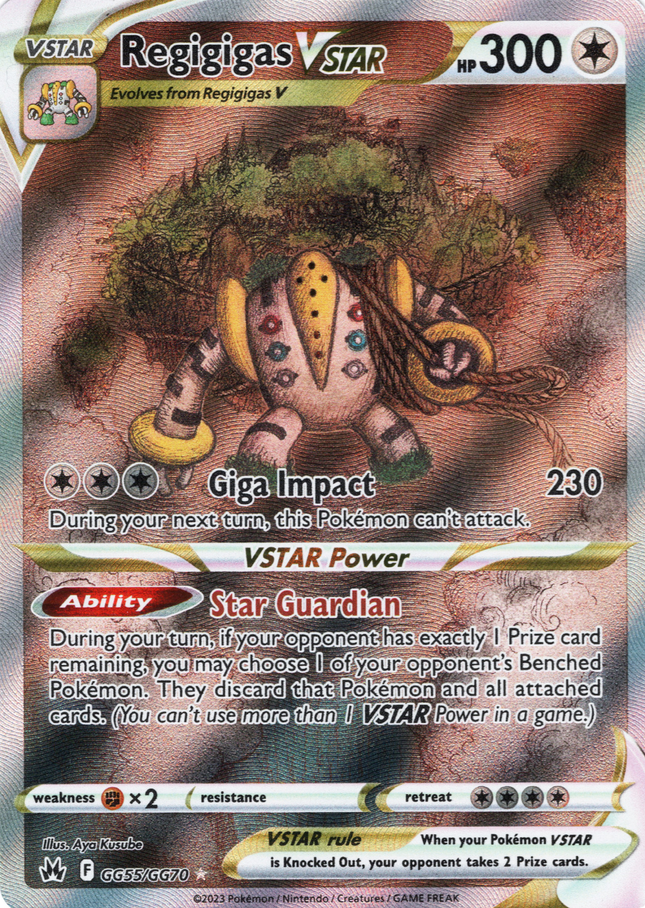 Poke TCG Art — Regigigas -- Aya Kusube