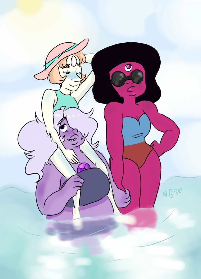 gemscribbles:  gfs @ the beach 