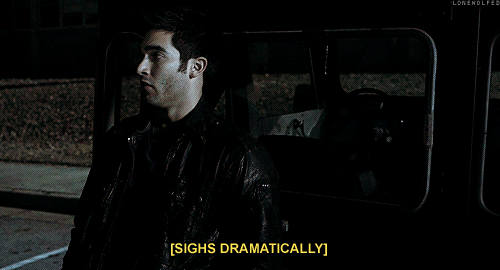 lonewolfed:in which derek is a drama queen