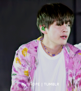 Taehyung In Pink Flower Shirt