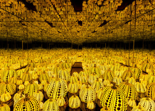 smithsonian: Yayoi Kusama’s installations are immersive, colorful, and sparkly. And for the first ti