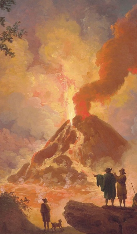 Volcanoes ️ by Volaire, Hackert, Wukty, Wright, Unknown (last). Painted between 1700-1900. Details, 