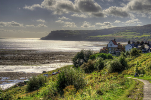 thequeensenglish:  Robin Hood’s Bay,Yorkshire, England. Located within the North York Moors National