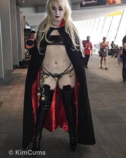 kimcums:  #Cosplaying as #LadyDeath for #paxaus!
