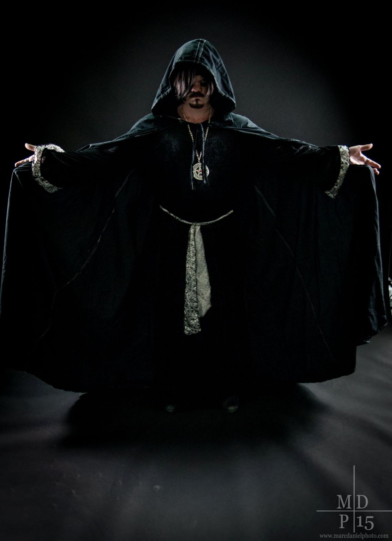 myself cloaked in  darkness