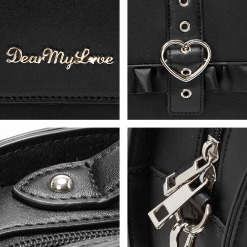 DearMyLove | Heart Buckle 3-Way Bag