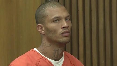 dudesandtoons:  lamarworld:  Jeremy Meeks (Guy who got famous for his good looking mugshot) big dick.  Definitely different dudes.