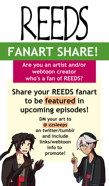 Send me a message with a link to your fanart and I’ll promote it at the end of an upcoming episode!L