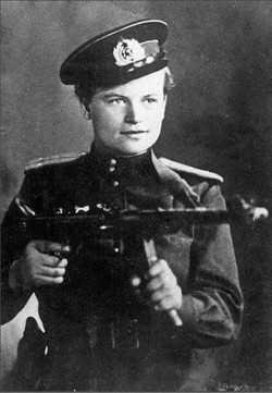 the-female-soldier:  Yevdokiya Zavaliy was a Soviet nurse, soldier and marine commander who fought in World War 2.Born in 1924, Zavaliy was raised in a small village in the Mykolaiv region of Ukraine, where she worked on a farm. She was brutally exposed