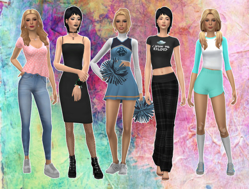 emmastillsims:Teen Lookbook - FeminineThis series of lookbooks are focused on the sim life cycle (to