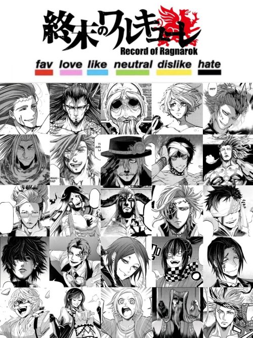 Record Of Ragnarok Bingo!