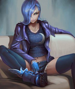 fandoms-females:  CM #5 - Bad to The Bone but Sweet to the Touch ( luna_by_dantewontdie )  &lt; |D’‘‘