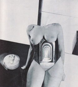 theblackcatzon:  Karel Teige - Collage # 318, 1946. Lapetitemelancolie 