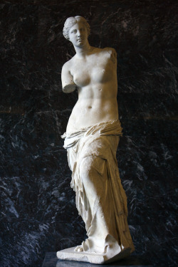michelangelogallery:  Aphrodite of Milos, better known as the Venus de Milo, The most famous works of ancient Greek sculpture. Louvre Museum, Paris  