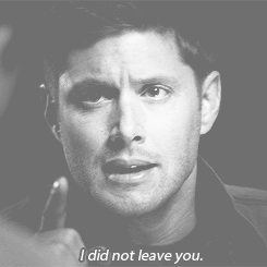 castiels-dean:  It's like you just gave up. It's like you didn't believe we could
