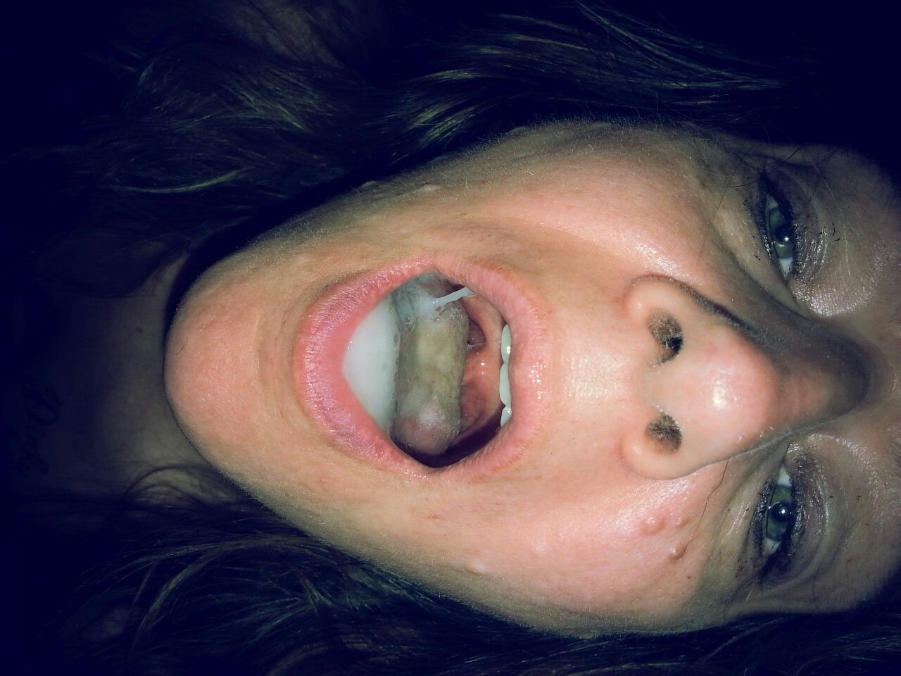 thefreakinus73:  Wifes full mouth