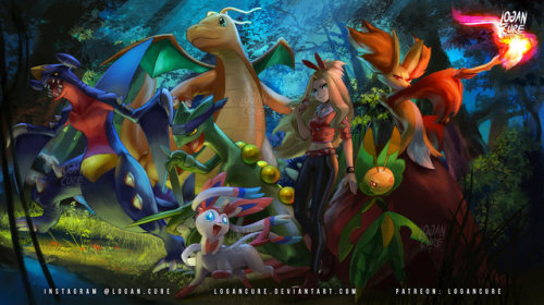 fantastic-pokemon-art:The magnificent commisions of LOGANCURE