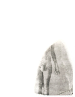 doctordee:  birdclaws:  Nude on really expired Polaroid 667 film.  Remembrance of things past. 
