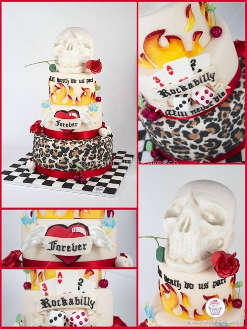 Porn bushranger:  Rockabilly Wedding Cake made photos