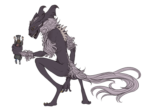 i redesigned Iorweth’s beast form to look more catlike, which was sort of what i’d inten