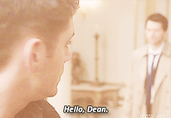 storywingstiel:  Castiel + “Hello, Dean” 