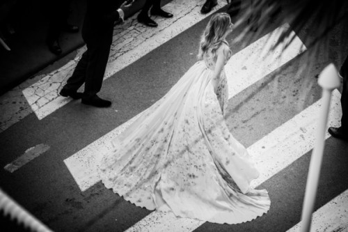 Petra Nemcova (in Zuhair Murad) attends the ‘Sicario’ premiere at the 68th annual Cannes Film Festiv