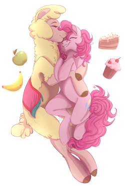 kiyu-123:  Paprika   and  Pinkie Pie <3