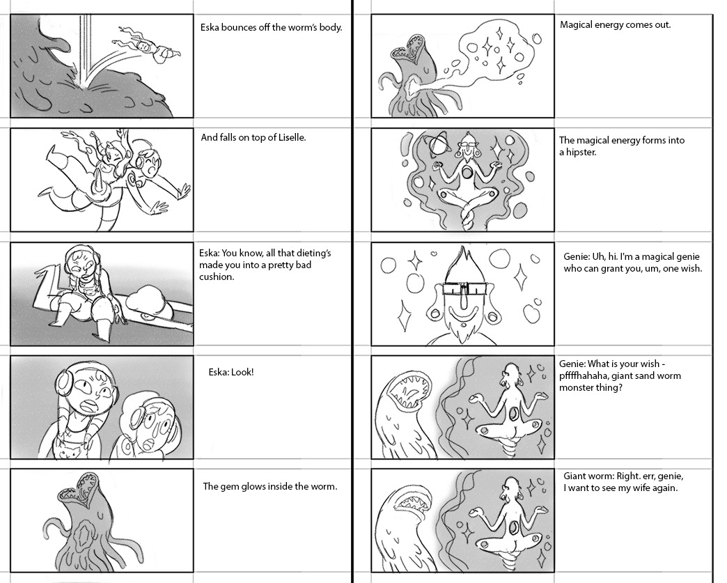 greyannis: So here it is, “Super Space Sisters”, my rejected pitch to Frederator!