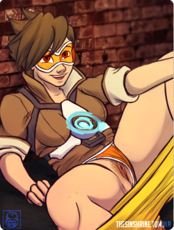 thesinshrine:  Tracer taking a quick flustering