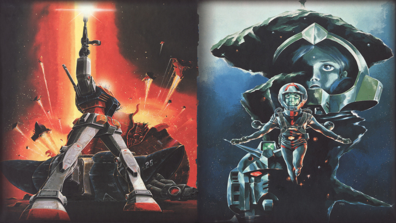 70s Sci Fi Art Mobile Suit Gundam 0079