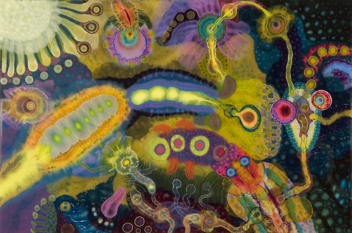 wetheurban:   ART: Psychedelic Paint and Poured Resin Artworks by Bruce Riley Bruce