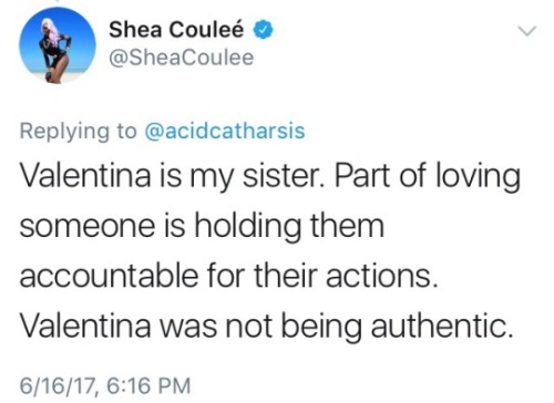 sashasvelour:  sashasvelour:  sashasvelour:  sashasvelour:  sashasvelour:  some tweets and other tea regarding all the Val/Val stan drama. the texts were posted by Ongina, convo between her and Valentina. (please feel free to add more)  edit: okay Ongina