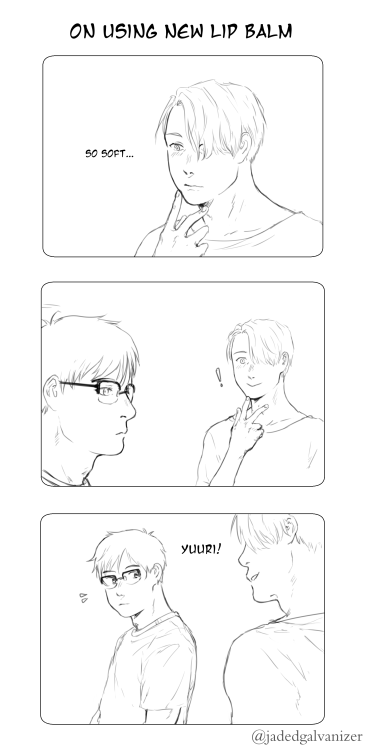 jadedgalvanizer: [i have a lot of feelings about my lip balm and decided that viktor would be the same lmfao,,,,hope y’all like it!!] 