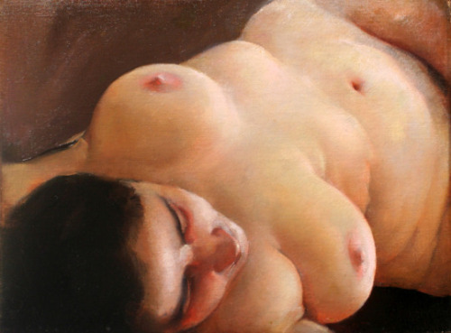 Reclining Nude by Priscilla Warren Roberts, 1916-2001.