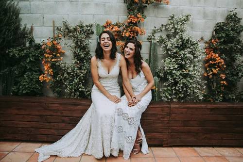 beautiful-brides-weddings: Katie &amp; Velinda via @dancingwithherweddings