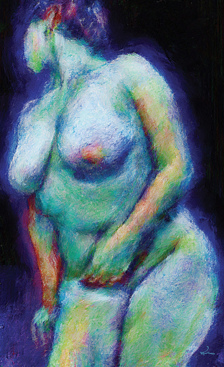 vanfullersublime:  Big Blue Here again is Tay, full-figured and fabulous. I told