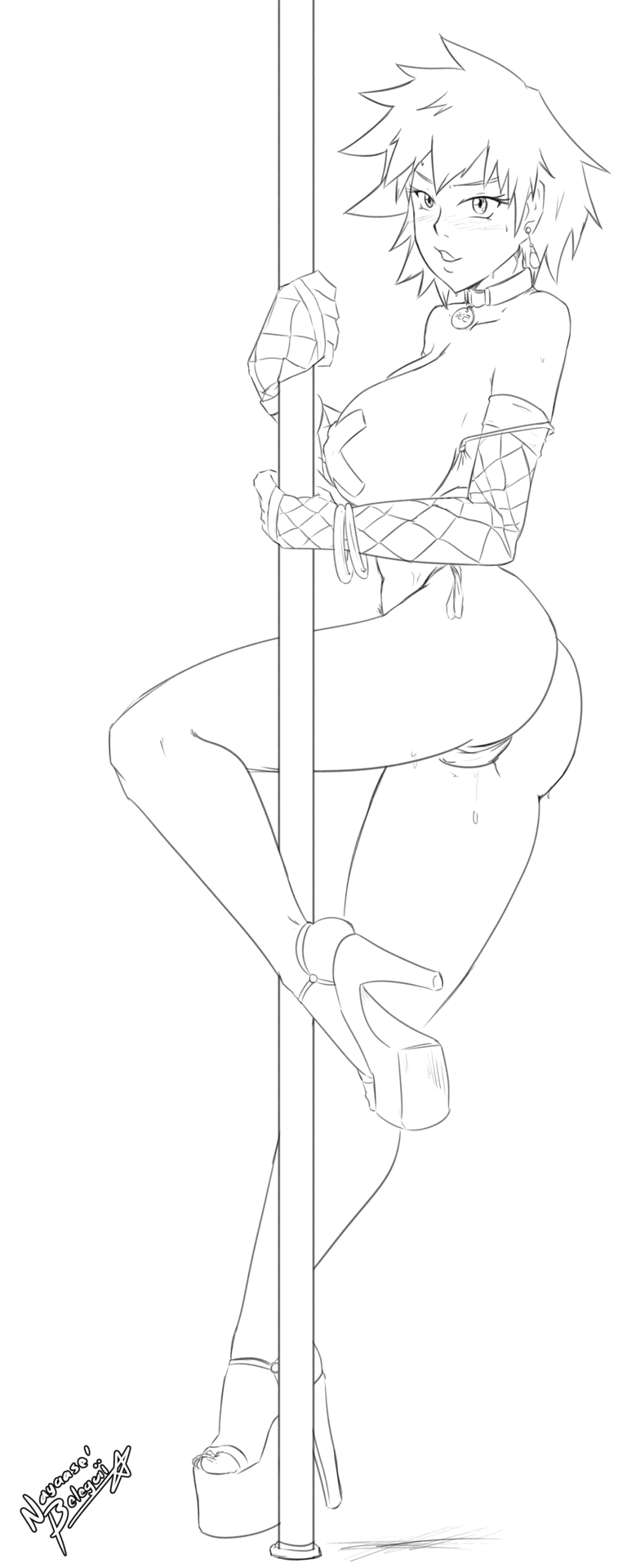 zapotecdarkstar: Best MILF in MHA  Fishnets are hard to draw, any tips on them? 