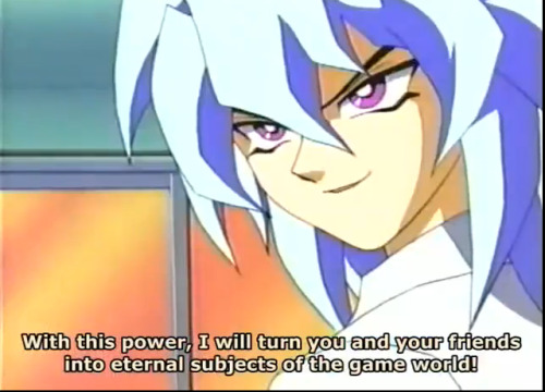 thewittyphantom: I love that Yami Bakura narrates the next-episode preview for the Monster World gam