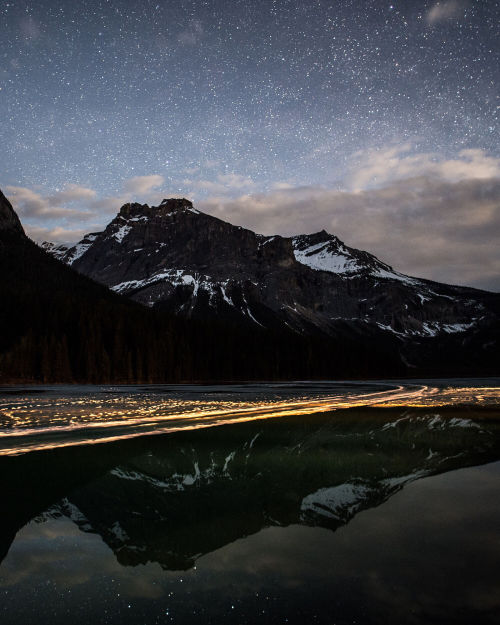 me-lapislazuli: stars &amp; emerald lake. yoho national park. bc. | by tannerwendell | if