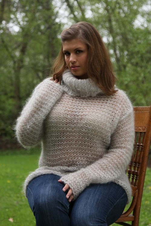 loose knit #sweatermeat adult photos