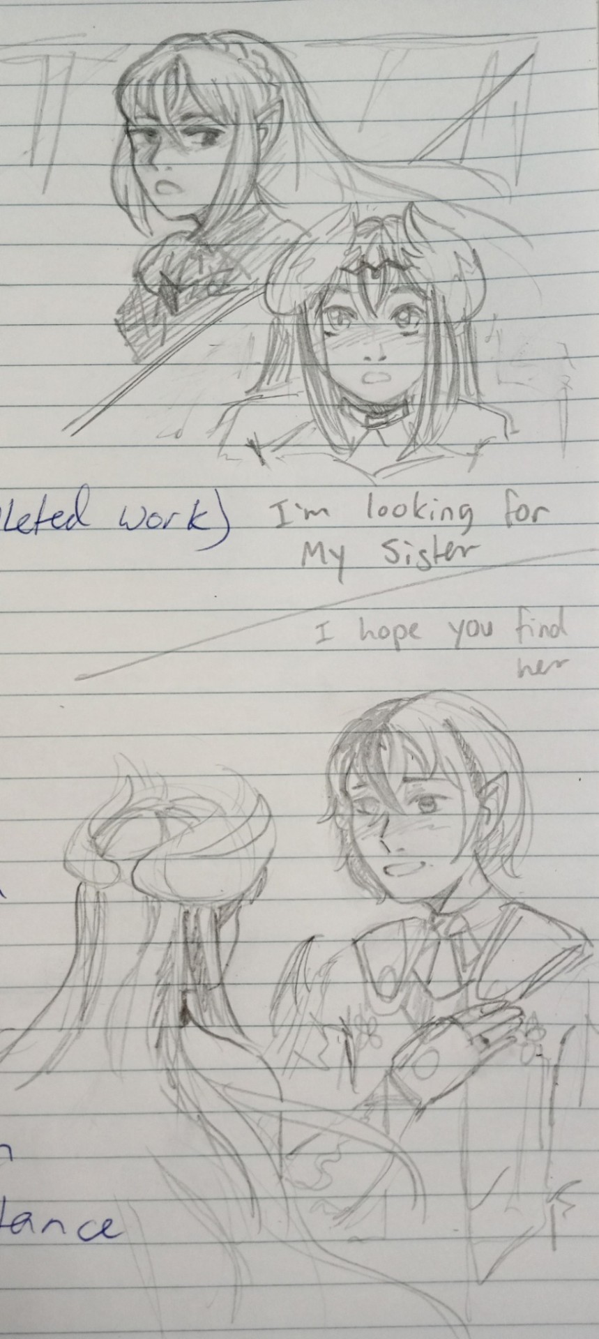 Alear Doodles From Class, Turns Out I Do Wanna Make Fanart For Engage But Only When I Can't Actually